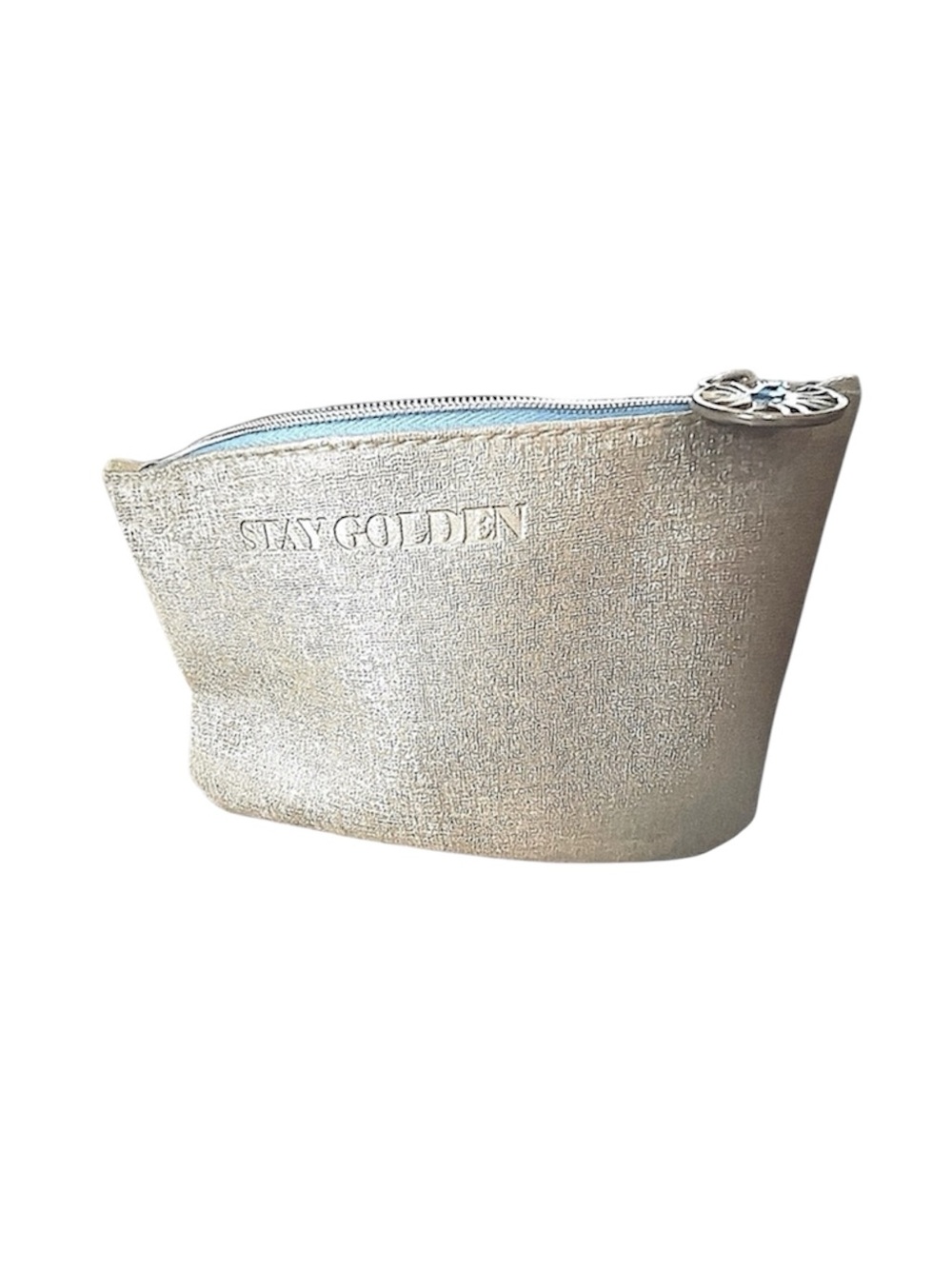 IPSY Gold Cosmetic Bag ‘Stay Golden’ - Picture 1 of 7